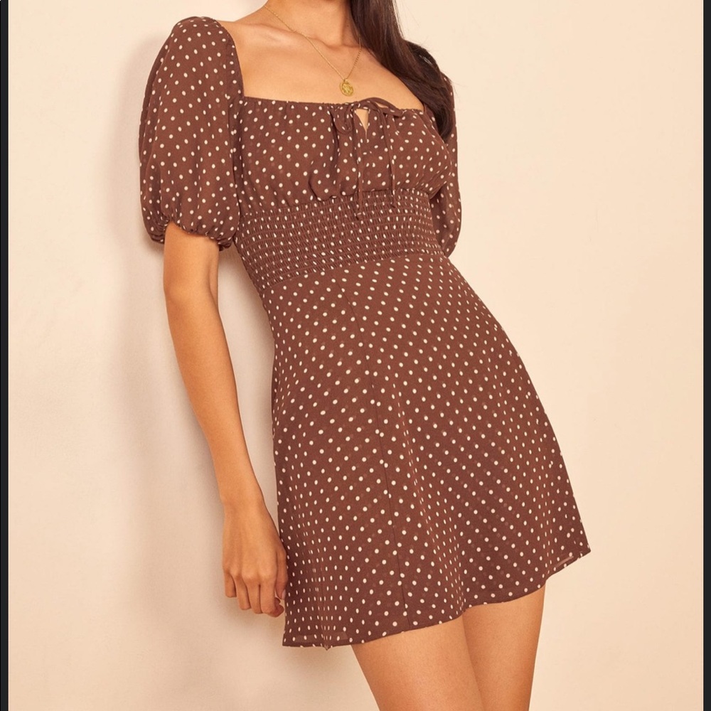 REFORMATION - Jo dress Cappuccino Sz 10